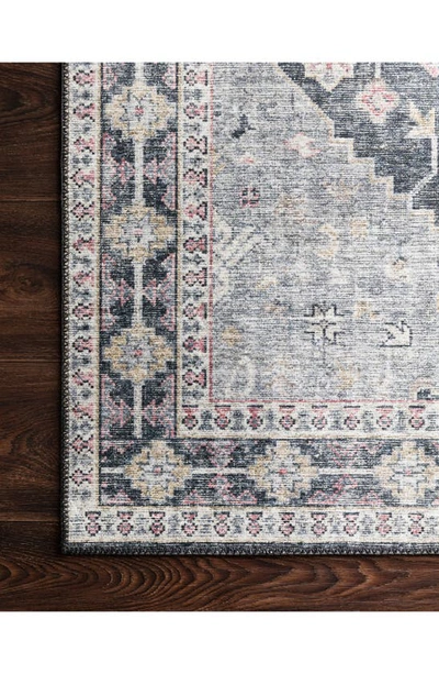 Loloi Skye Collection Rug In Charcoal / Multi