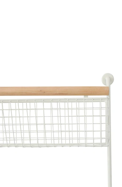 Sonoma Sage Home Basket Wall Shelf In White