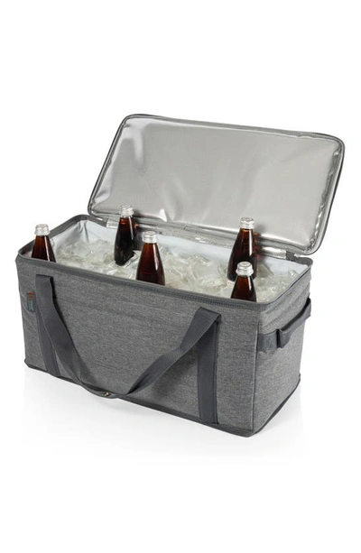 Shop Picnic Time 64 Can Collapsible Cooler In Heathered Gray