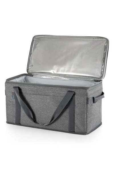 Picnic Time 64-can Collapsible Cooler In Heathered Gray