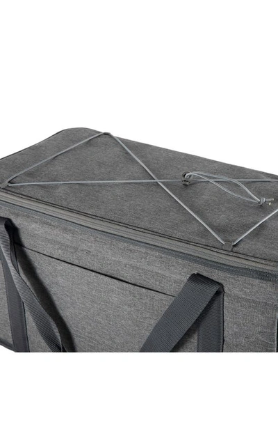 Picnic Time 64-can Collapsible Cooler In Heathered Gray