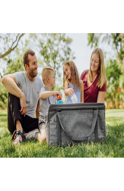 Picnic Time 64-can Collapsible Cooler In Heathered Gray