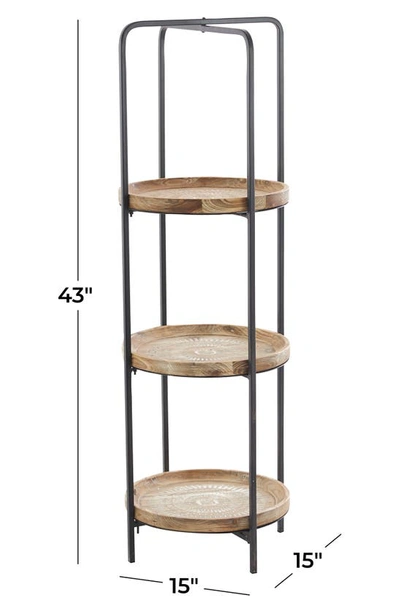 Sonoma Sage Home Round Corner Shelf In Brown