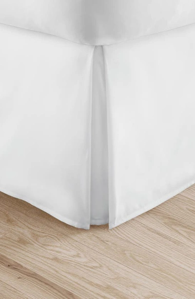 Homespun Premium Pleated Dust Ruffle Bed Skirt In White