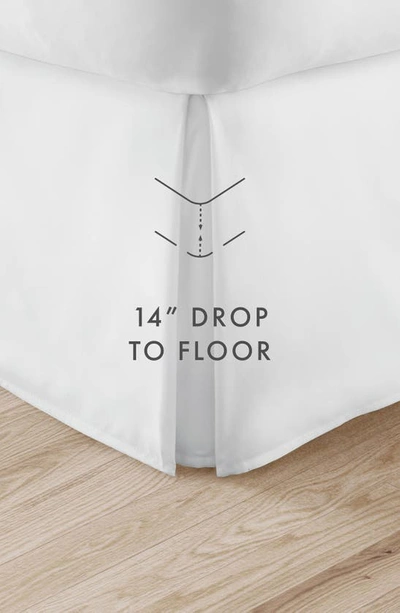 Shop Homespun Premium Pleated Dust Ruffle Bed Skirt In White