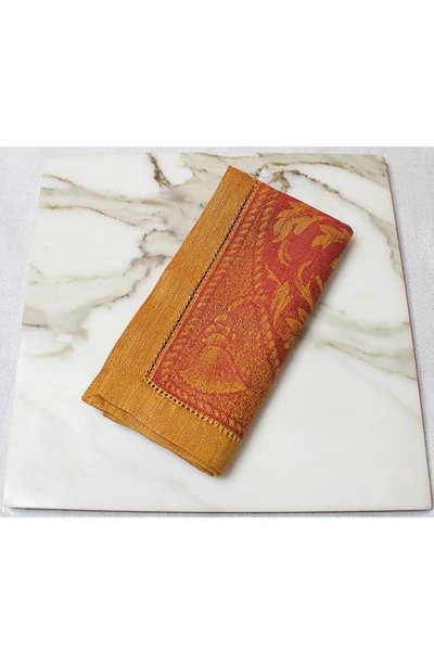 French Home Linen Renaissance Napkins In Yellow
