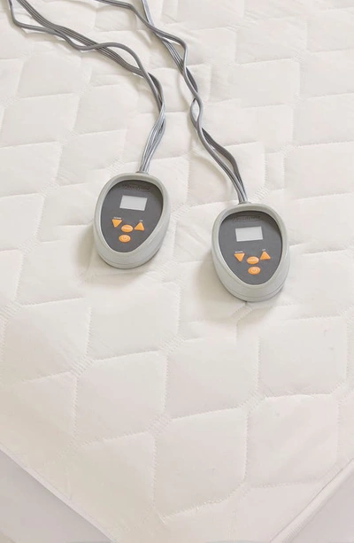 Beautyrest Deep Pocket Electric Cotton Top Mattress Pads In White