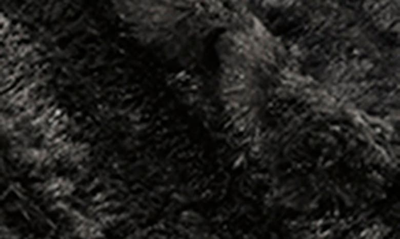 Beautyrest Faux Fur Heated Throw Blanket In Black