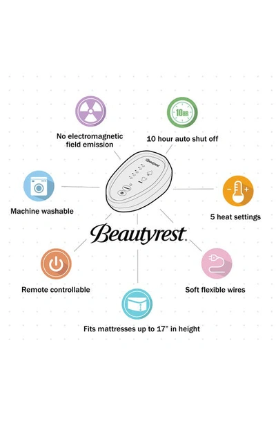 Beautyrest Heated Mattress Pad In White