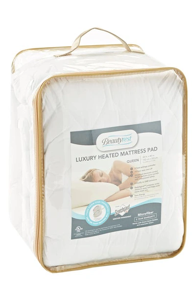 Beautyrest Heated Mattress Pad In White