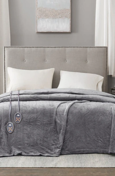 Beautyrest Heated Blanket In Grey