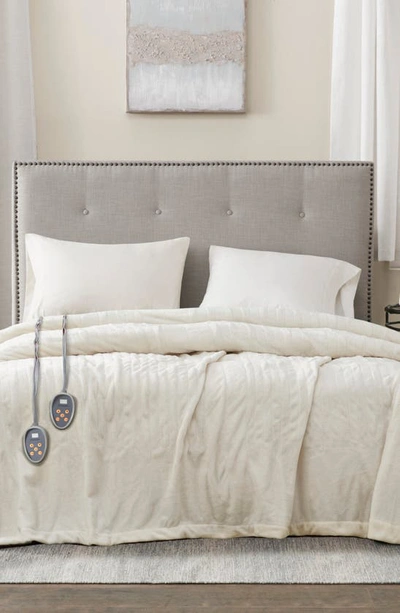 Beautyrest Heated Blanket In Ivory