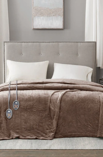 Beautyrest Heated Blanket In Mink