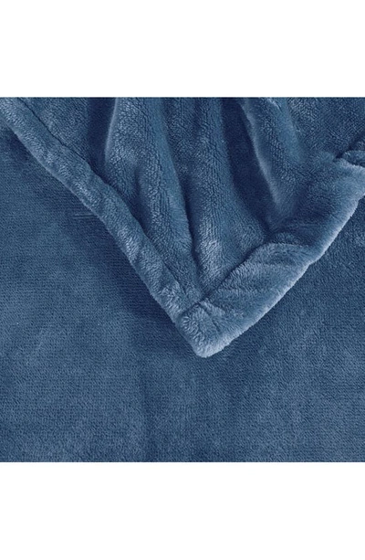 Shop Beautyrest Oeko-tex Heated Blanket In Sapphire Blue