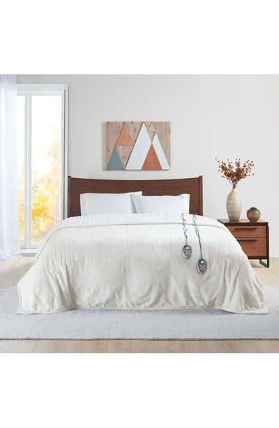 Beautyrest Oeko-tex Heated Blanket In Ivory