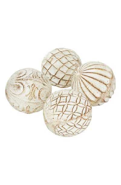 Sonoma Sage Home Decorative Balls In White