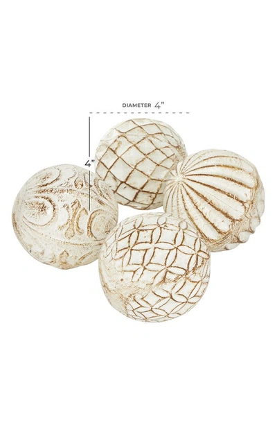 Sonoma Sage Home Decorative Balls In White