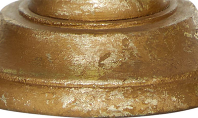 Uma Distressed Mango Wood Candle Holders In Multi