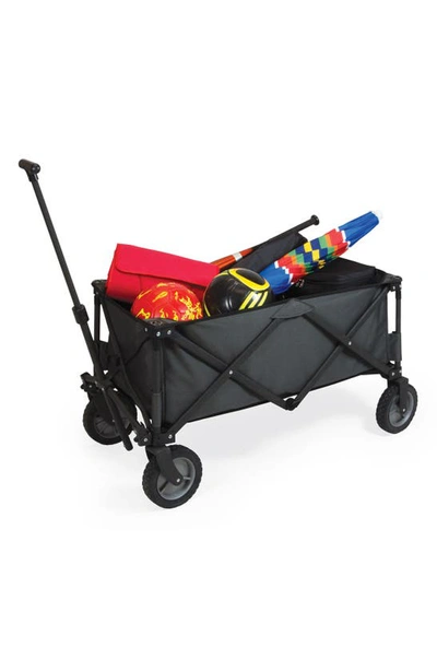 Oniva A Picnic Time Brand Oniva Adventure Wagon Portable Utility Wagon In Grey