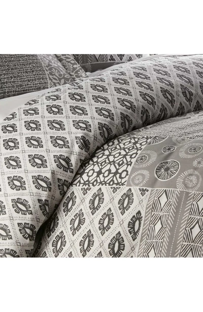 Southshore Fine Linens Luxury Premium Collection Oversized Comforter Set In Global Patch Grey