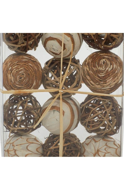 Sonoma Sage Home Decorative Balls In Brown