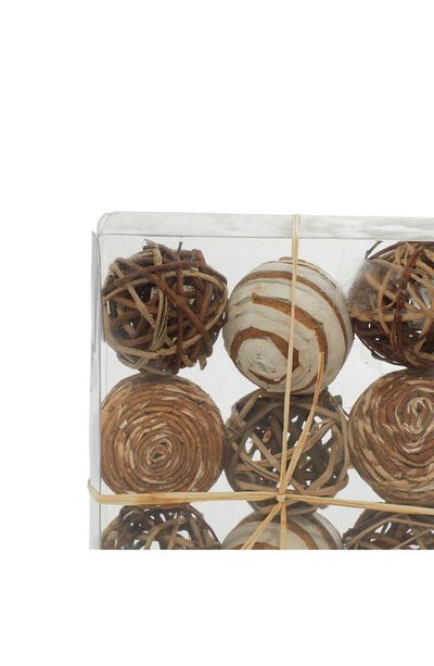 Sonoma Sage Home Decorative Balls In Brown