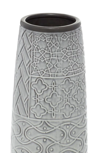 Sonoma Sage Home Grey Stoneware Vase In Grey