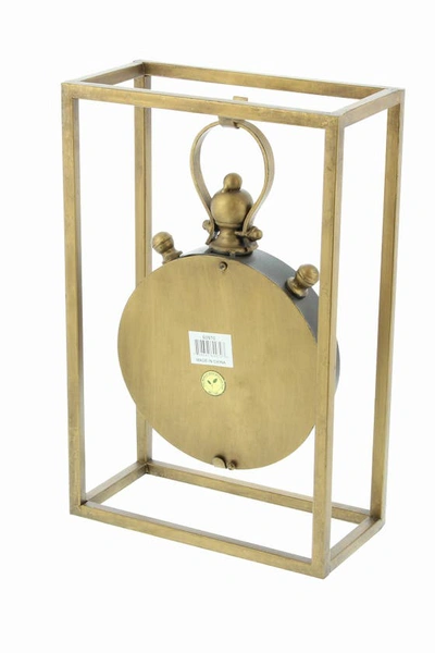 Sonoma Sage Home Metal Table Clock In Bronze