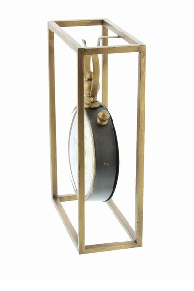 Sonoma Sage Home Metal Table Clock In Bronze
