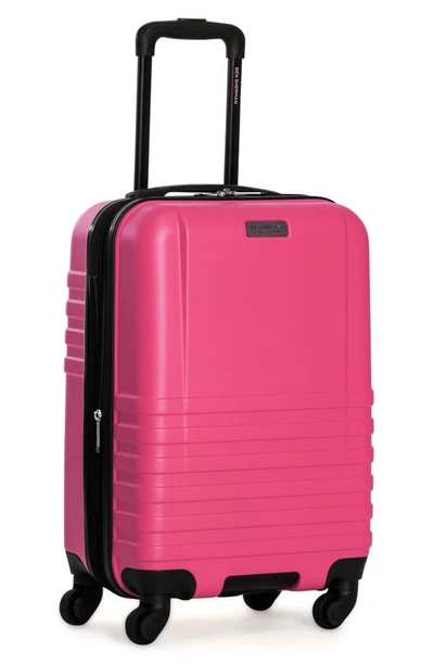 Shop Ben Sherman Hereford 20" Expandable Hardside Luggage In Magenta