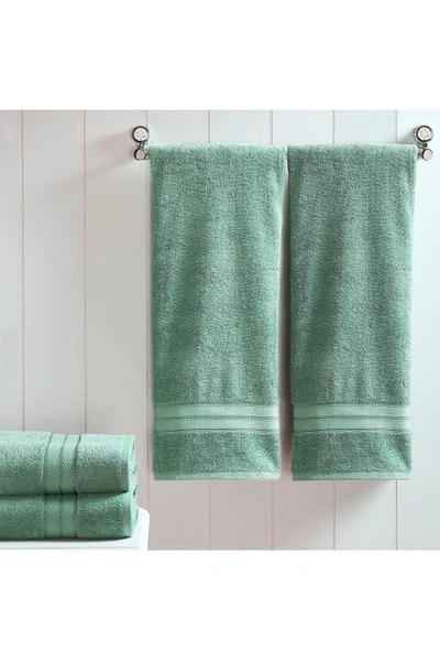 Modern Threads Set Of 4 Spunloft Bath Towels In Eucalyptus