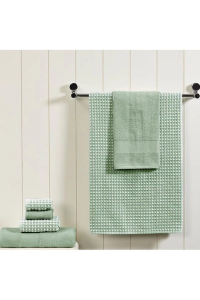 Modern Threads Luxury Spa Cobblestone Quick Dry 6-piece Towel Set In Green