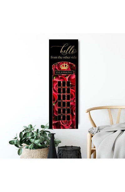 Shop Courtside Market London Glam Framed Wall Art In Red
