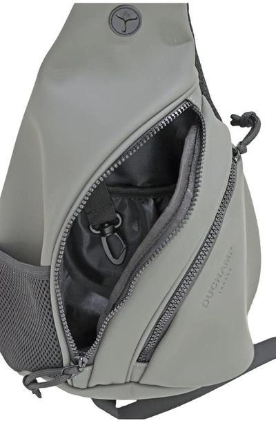 Shop Duchamp Rubberized Sling Bag In Charcoal