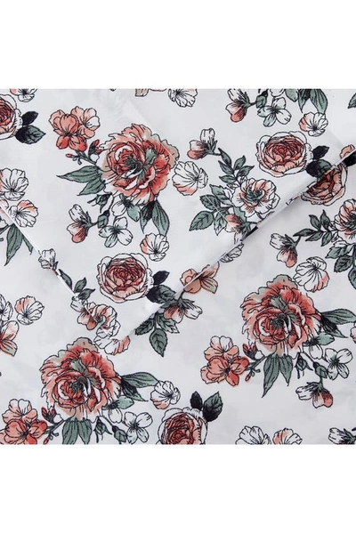 Modern Threads Printed 4-piece Sheet Set In Rose Bloom