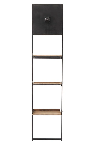 Sonoma Sage Home Brown Wood Clock Shelf In Brown