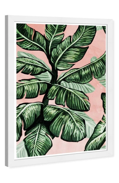 Wynwood Studio Blush Leaf Prints Wall Art In Green