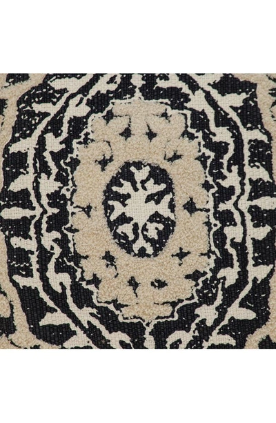Parkland Collection Abu Printed Accent Pillow In Black