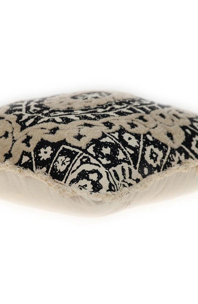 Parkland Collection Abu Printed Accent Pillow In Black
