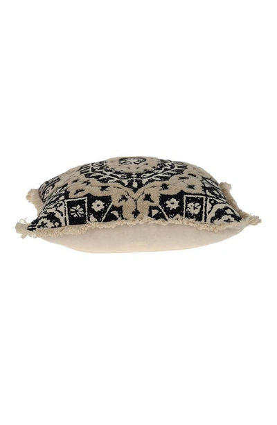 Parkland Collection Abu Printed Accent Pillow In Black