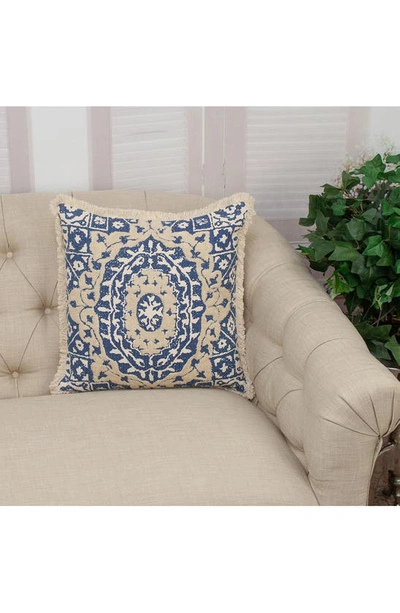 Parkland Collection Abu Printed Accent Pillow In Beige