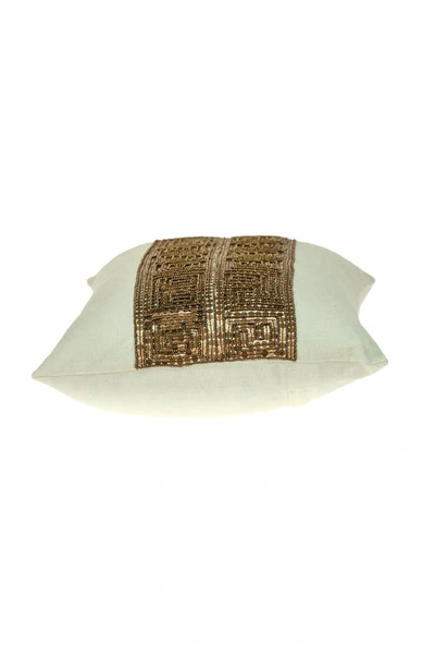 Parkland Collection Misty Decorative Accent Pillow In Off White