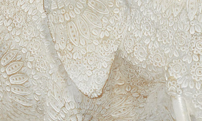 Ginger Birch Studio Carved Elephant Figure In White