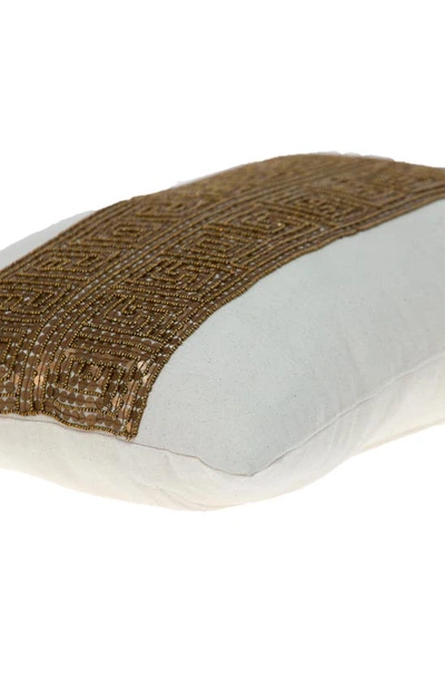 Parkland Collection Misty Decorative Accent Pillow In Off White