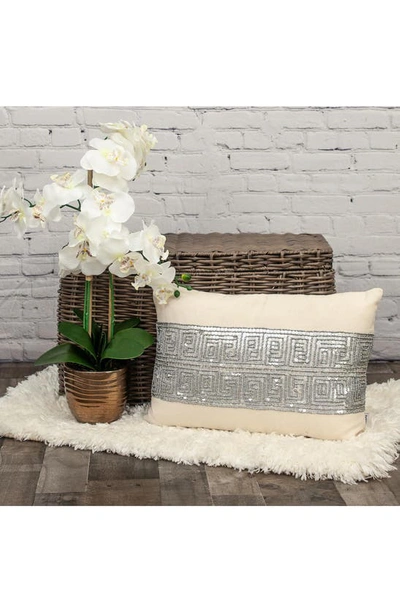 Parkland Collection Misty Decorative Accent Pillow In Beige