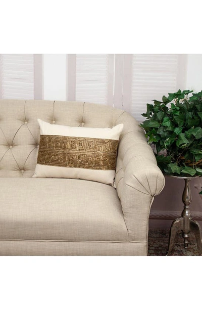 Parkland Collection Misty Decorative Accent Pillow In Beige