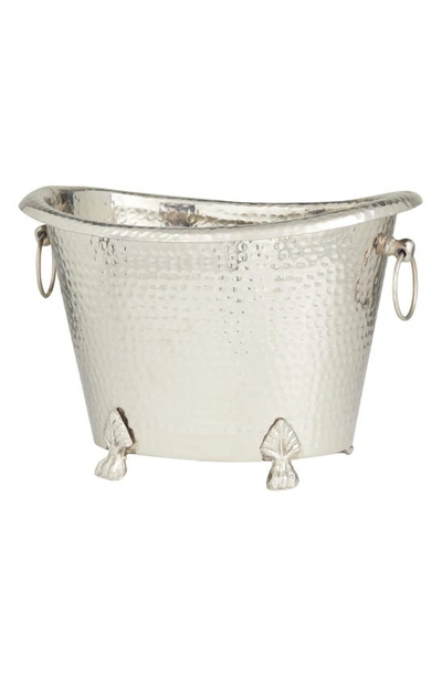 Shop Vivian Lune Home Silvertone Aluminum Traditional Ice Bucket