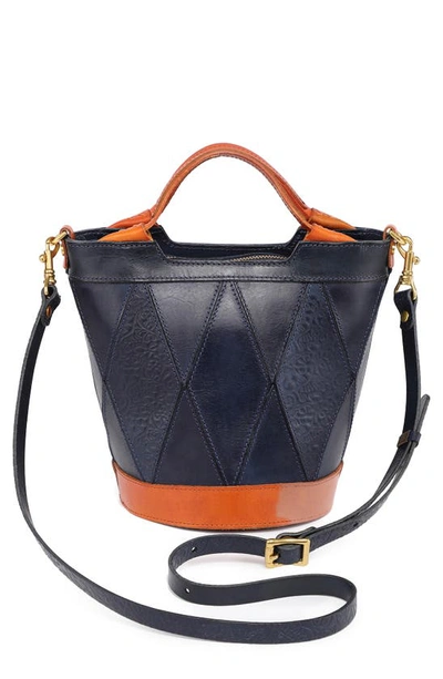 Shop Old Trend Primrose Leather Mini Tote In Navy