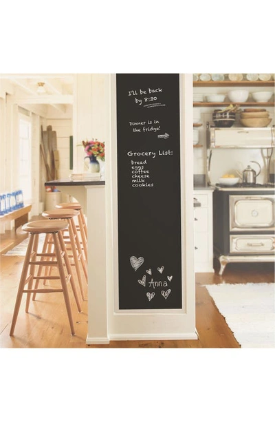 Shop Wallpops Vintage Chalkboard Peel & Stick Wallpaper In Black