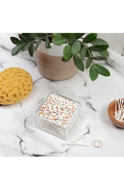Deny Designs Ninola Design Butterflies Watercolor Acrylic Box In Multi